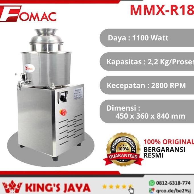 Buruan serbu] Mesin Pengaduk Adonan Bakso FOMAC MMX-R18 Meat Mixer Mixing Adonan Bakso