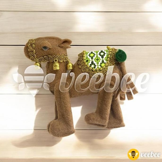 Kualitas terbaik] Hiasan Unta Flanel | Dekorasi Hampers Ramadhan & Eid Mubarak