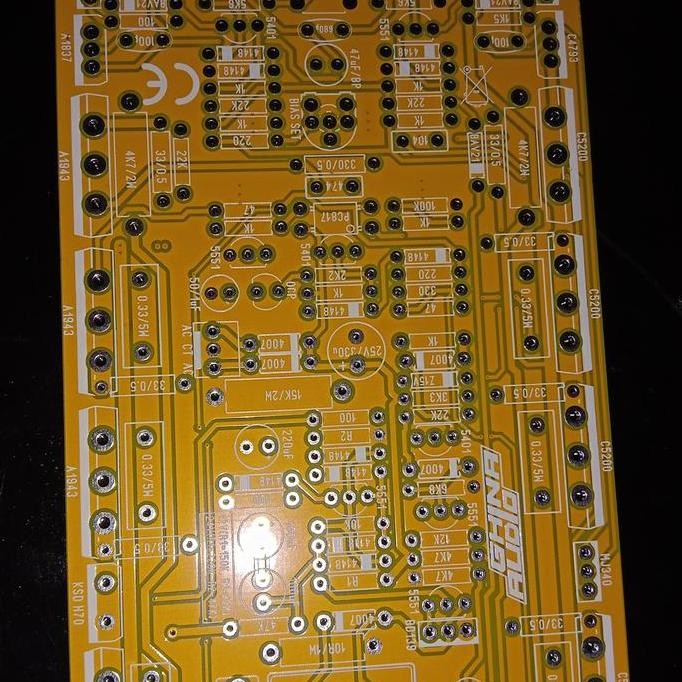 PCB Mini Anti Koslet 2U 21CM + LED + Klip Audio Class H By Gina