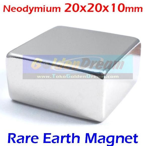 

hanya disini] Strong Magnet Neodymium 20x20x10mm Balok N52 Kotak 20x20x10 20x20 mm