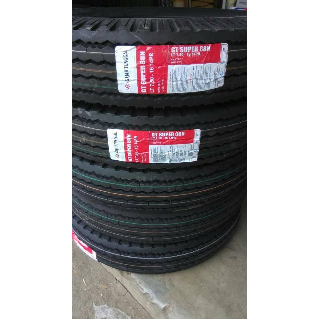 Ban Luar Mobil 750-16 GT Gajah Tunggal Mobil Truck Doble.