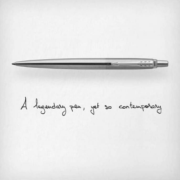 

Pulpen Parker Jotter SS CT Silver Klip | Ballpoint Original Elegant