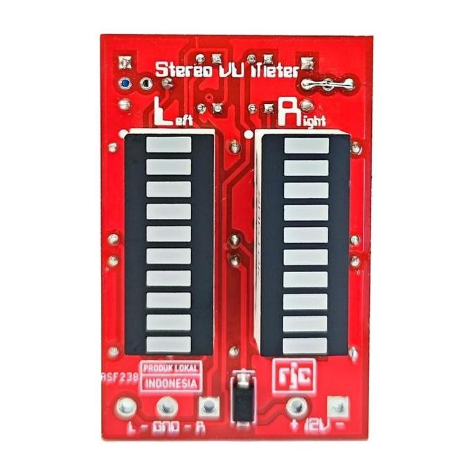 Digital Vu Meter Audio Level Meter Model Led Bar Stereo Sound Analizer