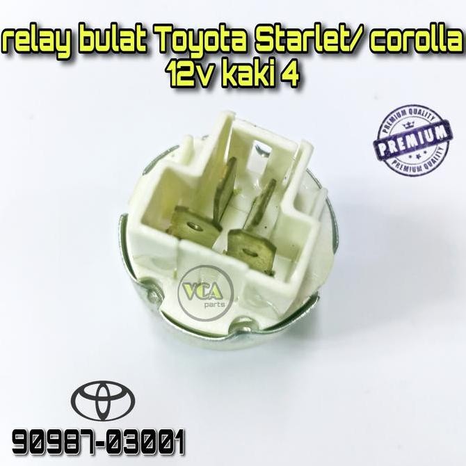 RELAY BULAT COOLING FAN TOYOTA STARLET/COROLLA 12v KAKI 4