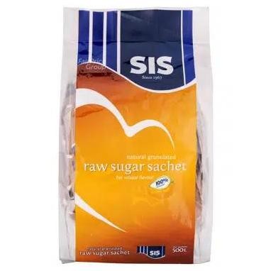 

SIS Raw Sugar Sachets - Natural Granulated 500g (100 sachets) - Singapore