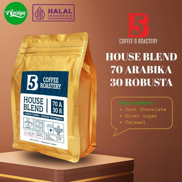 

;&;&;&;&] Kopi House Blend 70% Arabika 30% Robusta - 250gr - Med To Dark Roast