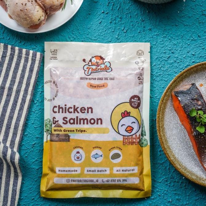 

Promo RAW CHICKEN WITH TRIPE AND SALMON COD