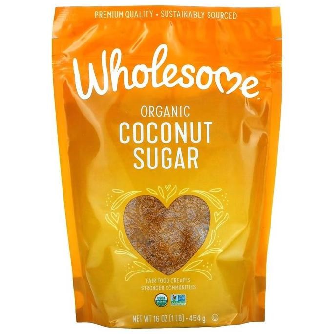 

Wholesome Sweeteners, Organic Coconut Sugar, 1 lb. (16 oz) - 454 g