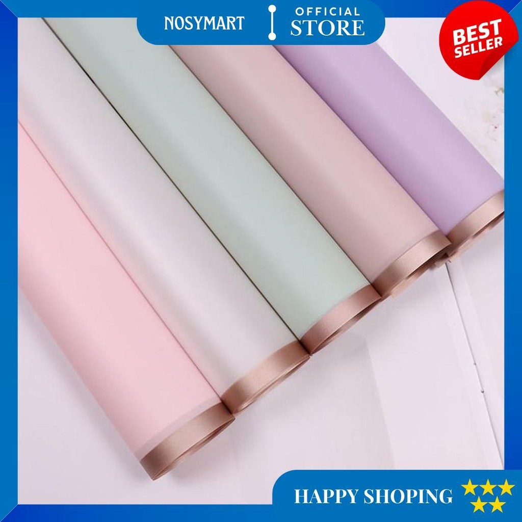 

Kertas Bunga List Gold Gdm (1 Pack = 20 Pcs) Flower Wrap/ Pembungkus Bunga Waterproof Promo 6.6