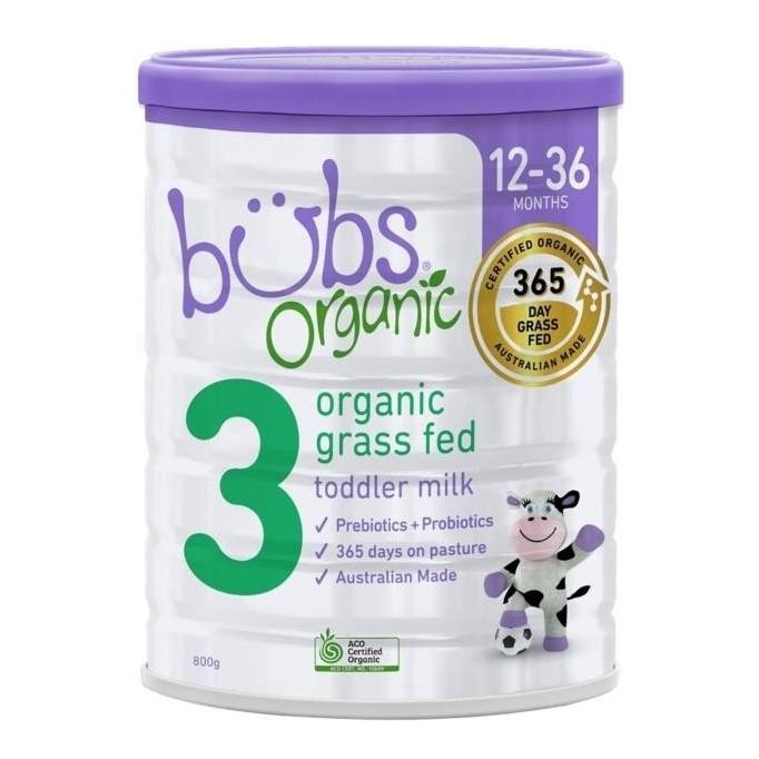 

Bubs Organic Grass Fed Toddler Milk Stage 3 800G