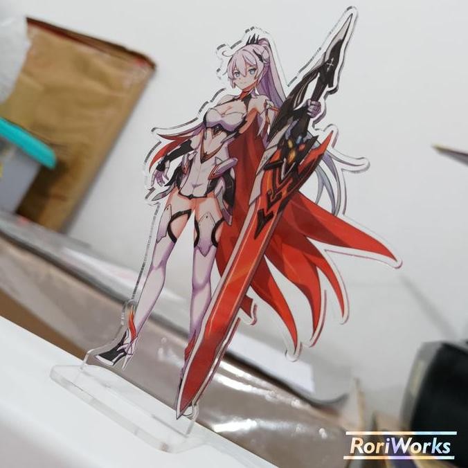 baru Acrylic Stand Anime - Kiana Kaslana (Herrscher of Flamescion) | Honkai Impact 3