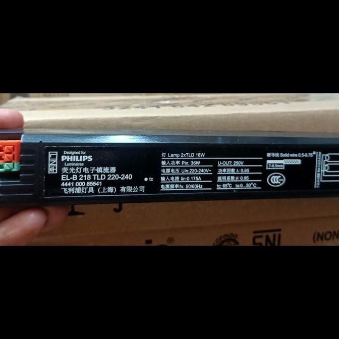 baru Ballast Electronic TL ELB 2 x 18 Watt Philips