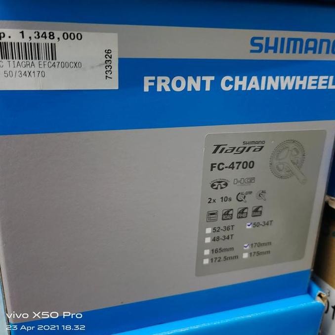 Crank Tiagra FC4700 Shimano Dus