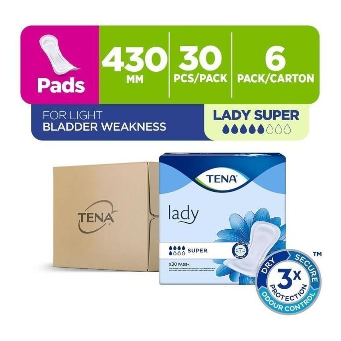 

Tena Lady Super Pad - Case (6 x 30pcs)