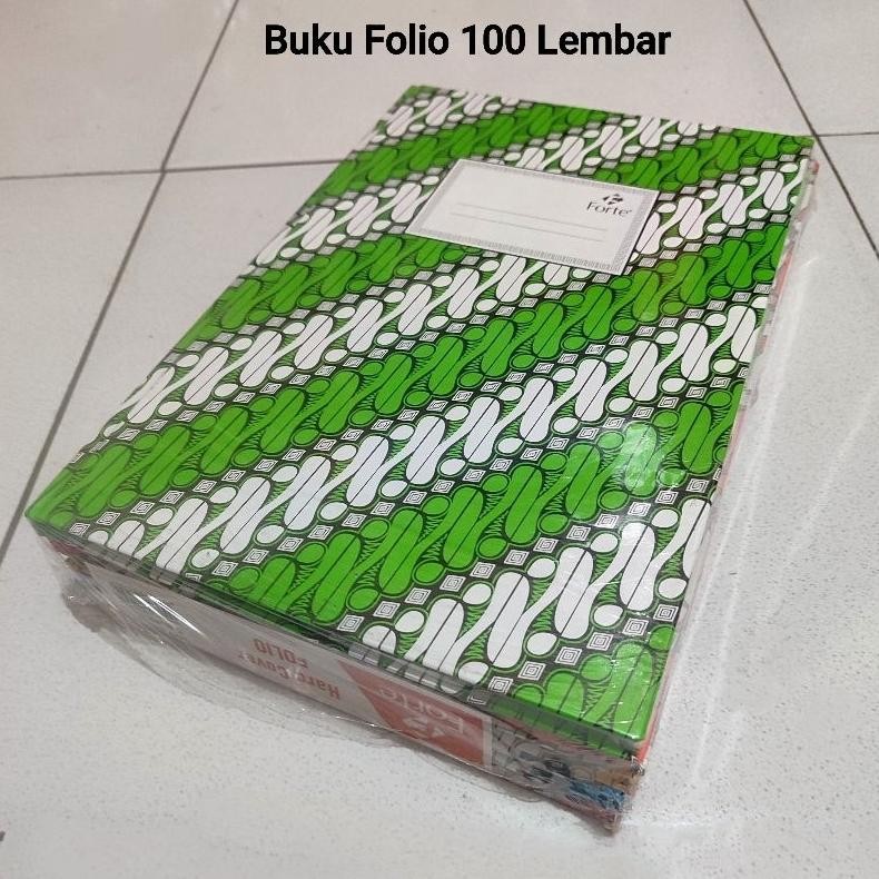 

1 Pak Buku Folio 100 Lembar Isi 5 Pcs Forte Kertas Putih Tebal