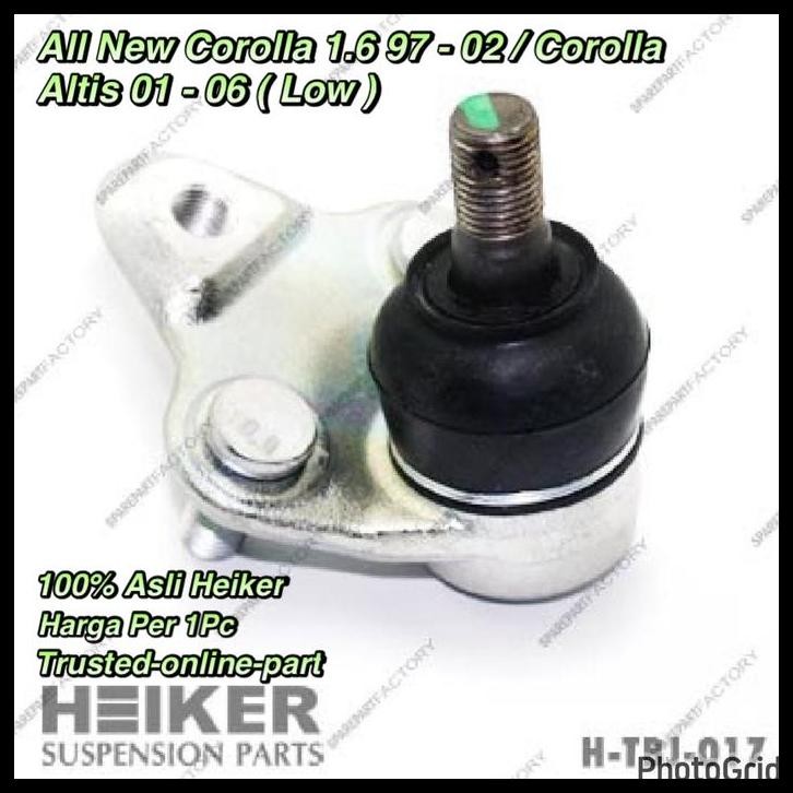 DISKON BALL JOINT ALL NEW COROLLA 97 - 02 / COROLLA ALTIS 01 - 06 ( BAWAH ) 100% ASLI HEIKER 