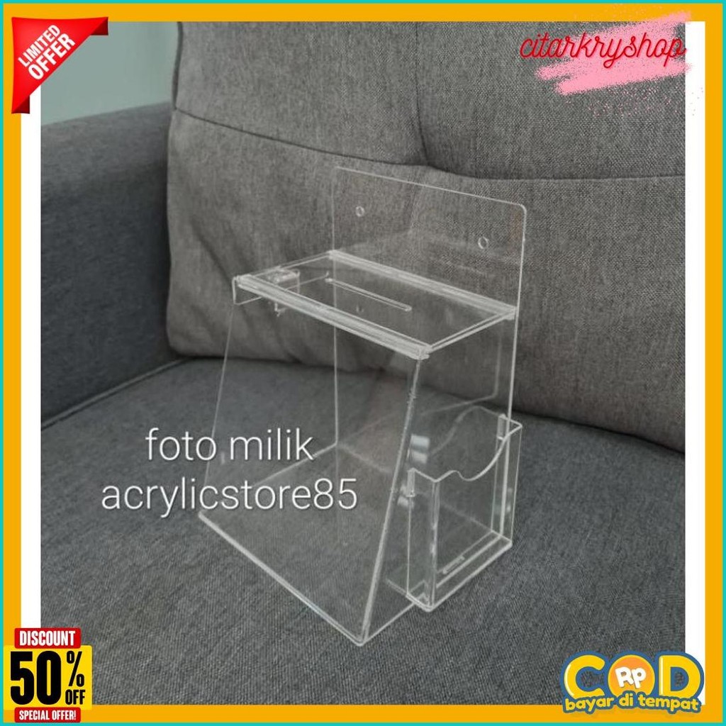 

Acrylic Xt Kotak Saran Polos 2Mm (Tipe 16 Kecil) Terlaris! Produk Ini Banyak Dicari