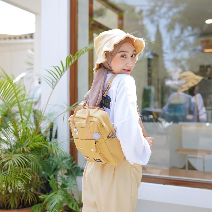 ABS Himeku NAMI MINI 3 in 1 Backpack - Tas Kecil Multifungsi - Backpack Slingbag Handbag - Ransel Ka