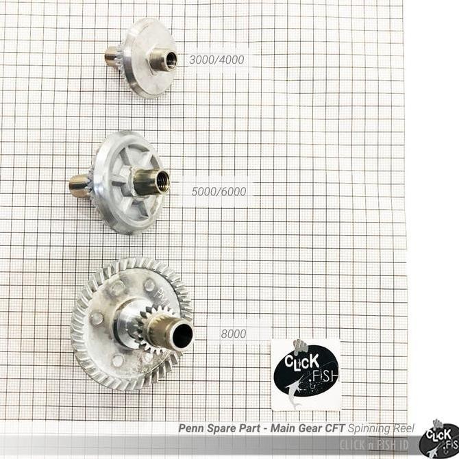 TERMURAH - Penn Spare Part - Main Gear Battle I 3000 / 4000 Spinning Reel