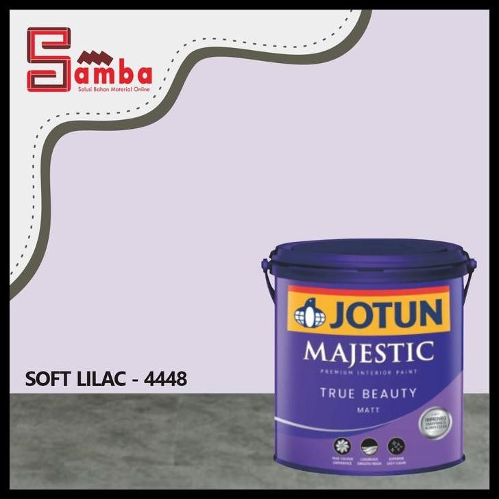 BEST DEAL JOTUN MAJESTIC 4448 SOFT LILAC TRUE BEAUTY MATT 2,5 LTR 