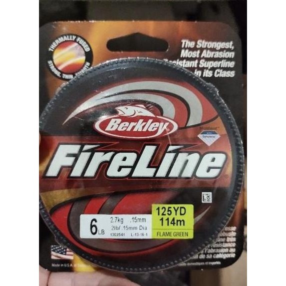 Senar pancing berkley fireline 114m senar kecil tapi kuat