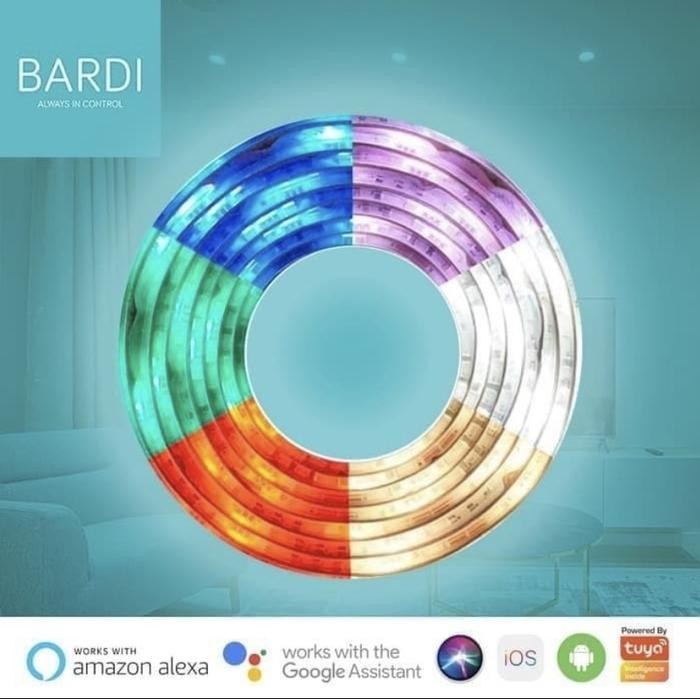 Bardi Smart Led Strip 2M Rgbww - Lampu Led Strip Pintar
