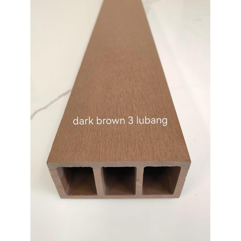 WPC Outdoor Hollow Partisi 5CM x 10CM x 2.9METER/ Partisi WPC/ Hollow WPC