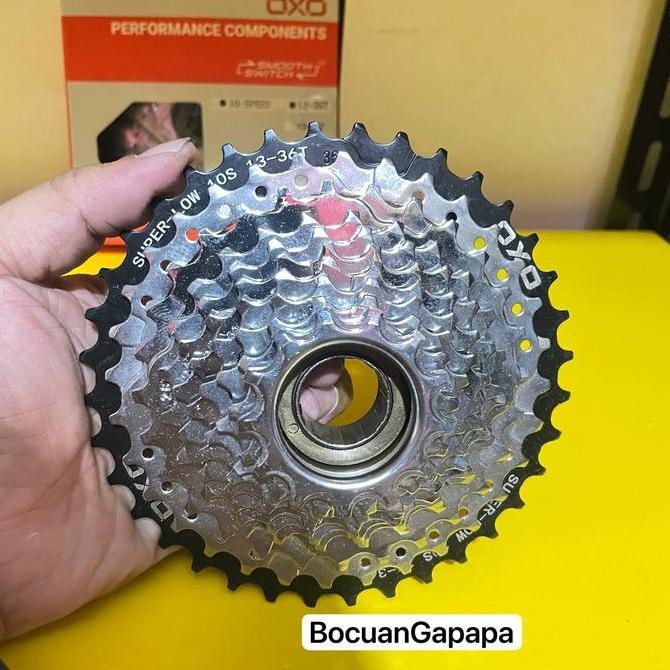 Sprocket Drat ulir Freewheel Megarange OXO 10 speed 13-36T Chrome