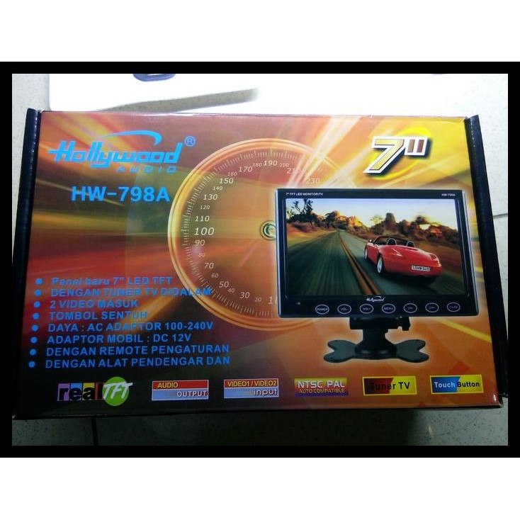 TERBARU AUDIO MOBIL / AUDIO HOLLYWOOD HW-798A 7 INCH CALYA 2016 