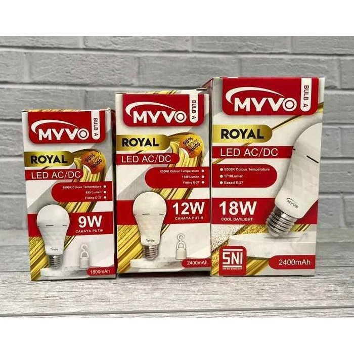 DK BOHLAM EMERGENCY MYVO ROYAL 9W 12W 18W 9 WATT 12 WATT 18 WATT LAMPU EMERGENCY LED MYVO ROYAL BOHL