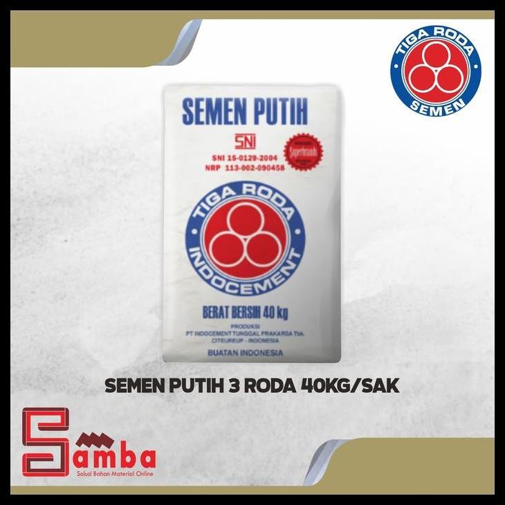 DISKON SEMEN PUTIH 3 RODA 40 KG 
