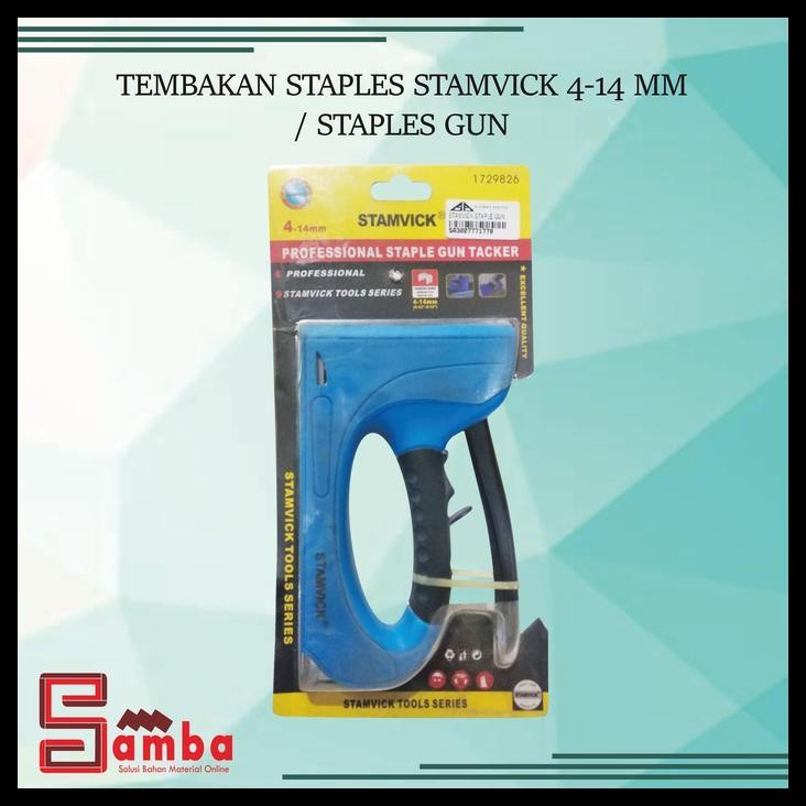 

GRATIS ONGKIR TEMBAKAN STAPLE STAMVICK 4-14 MM / STAPLES GUN !!!!!!
