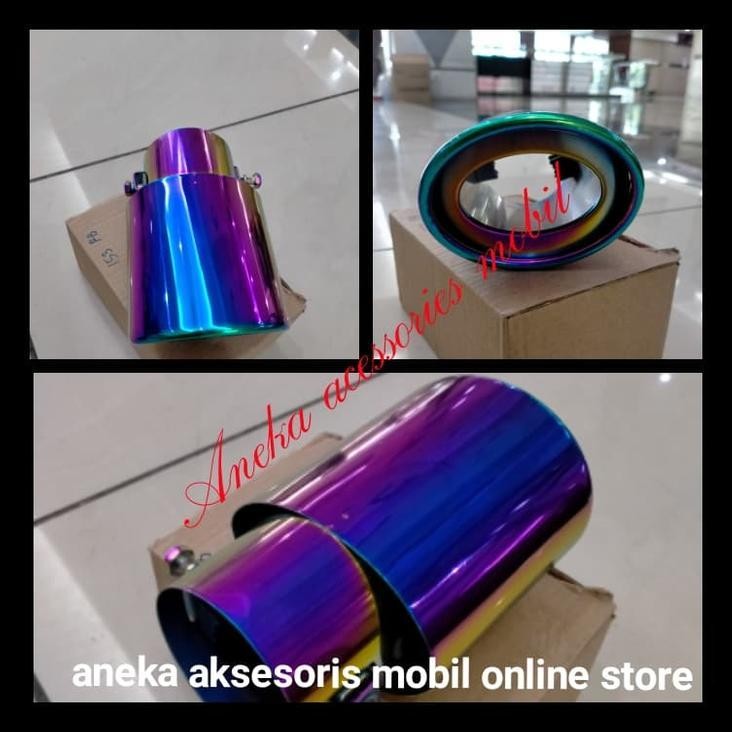 TERMURAH MUFFLER BUNTUT KNALPOT RACING PELANGI BRIO 