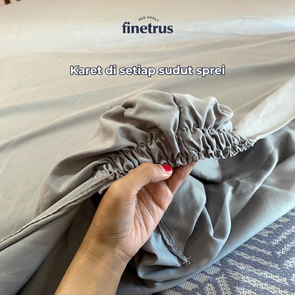 FINETRUS - BEDCOVER SET SPREI FLAT UNTUK KETEBALAN 30 CM