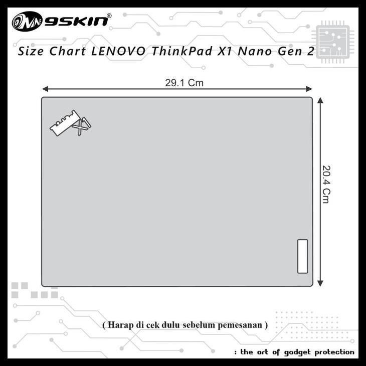 TERMURAH SKIN PROTECTOR THINKPAD X1 CARBON NANO GEN 2 CUSTOM 