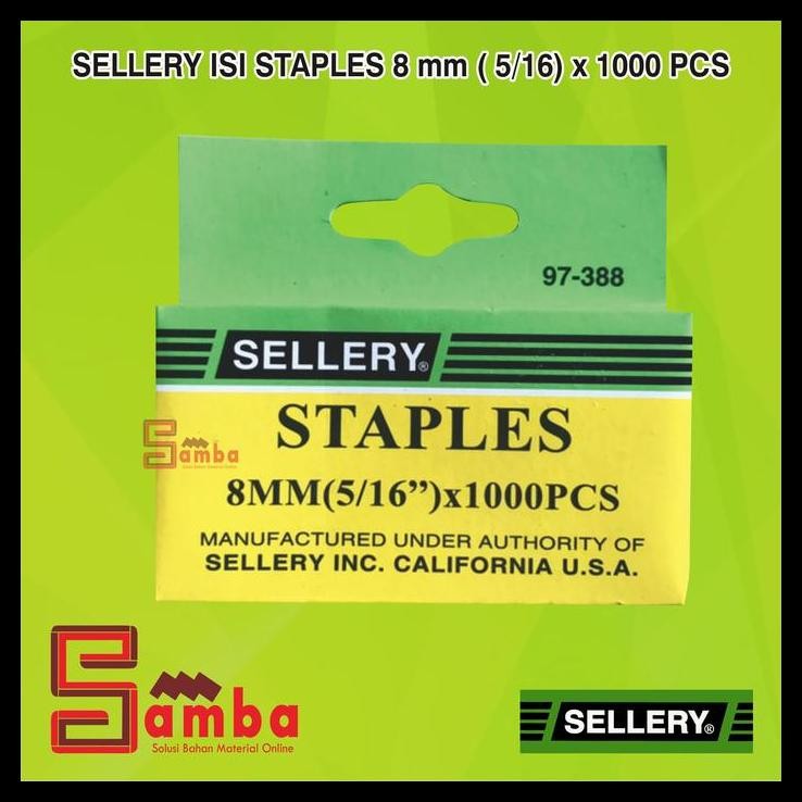 

BEST DEAL SELLERY ISI STAPLES 8 MM ( 5/16) X 1000 PCS !!!!!!