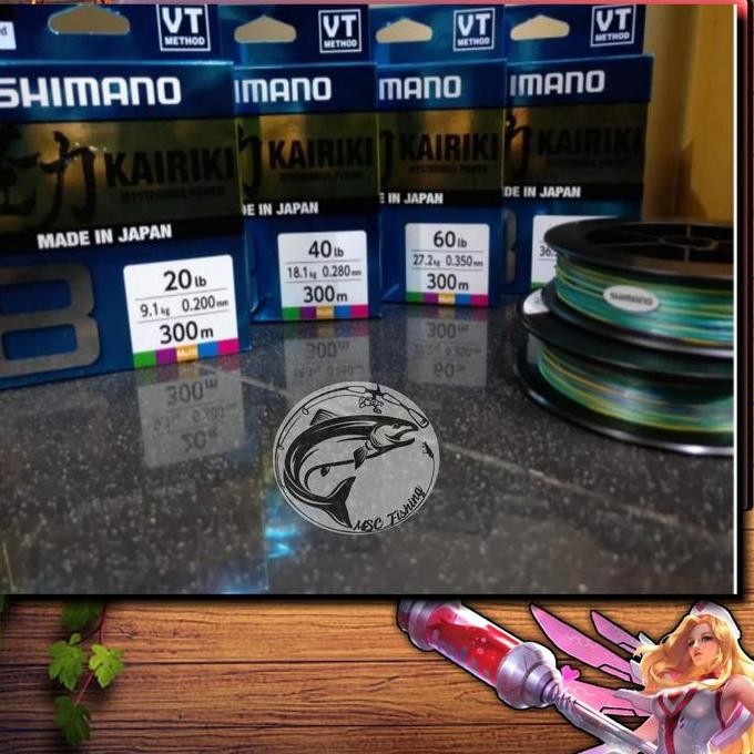 SENAR PE SHIMANO KAIRIKI X8 20LB 40LB 60LB 80LB