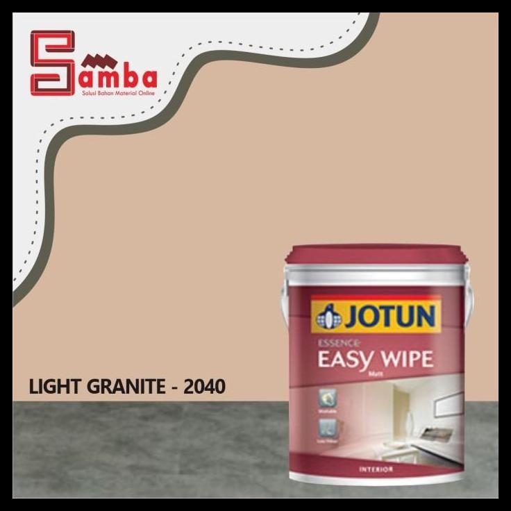 TERBARU JOTUN LIGHT GRANITE 2040 ESSENCE EASY WIPE 18 LTR 