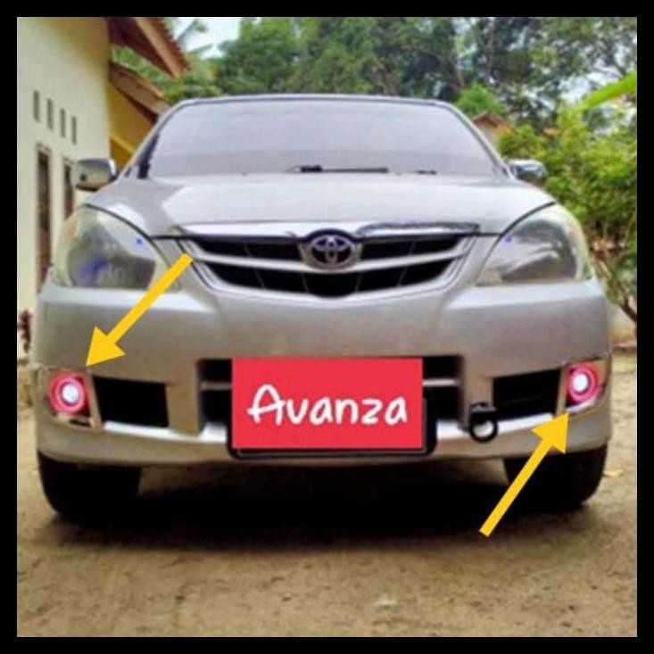 GRATIS ONGKIR LAMPU LED FOGLAMP MOBIL GRAND ALL NEW LIVINA ANGEL EYES 89MM 