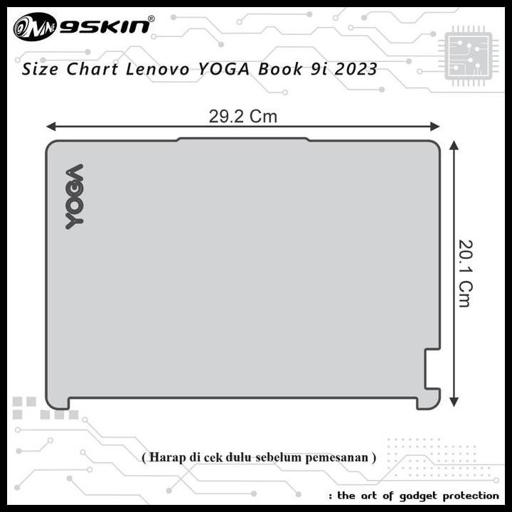 GRATIS ONGKIR SKIN PROTECTOR LENOVO YOGA BOOK 9I 3M LEATHER 