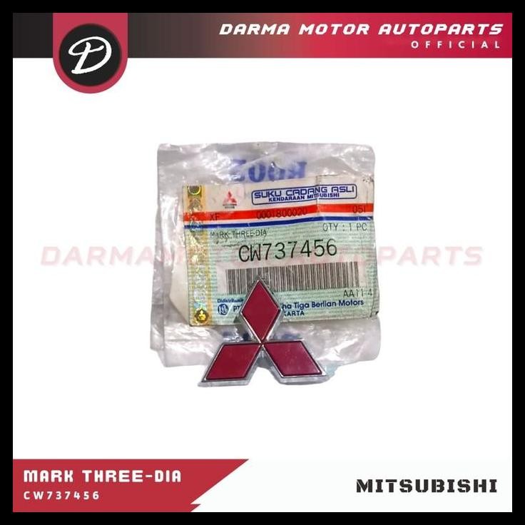 TERBARU EMBLEM MITSUBISHI TIGA BERLIAN KUDA GRANDIA DIAMOND 2002-2005 CW737456 