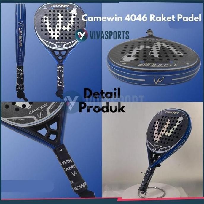 CAMEWIN 4046 TSUNAMI 12K Padel Racket | Raket Padel