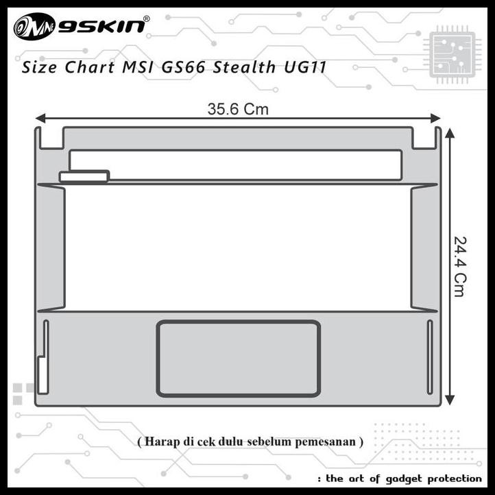 BEST DEAL SKIN PROTECTOR MSI GS66 STEALTH UG11 3M LEATHER 