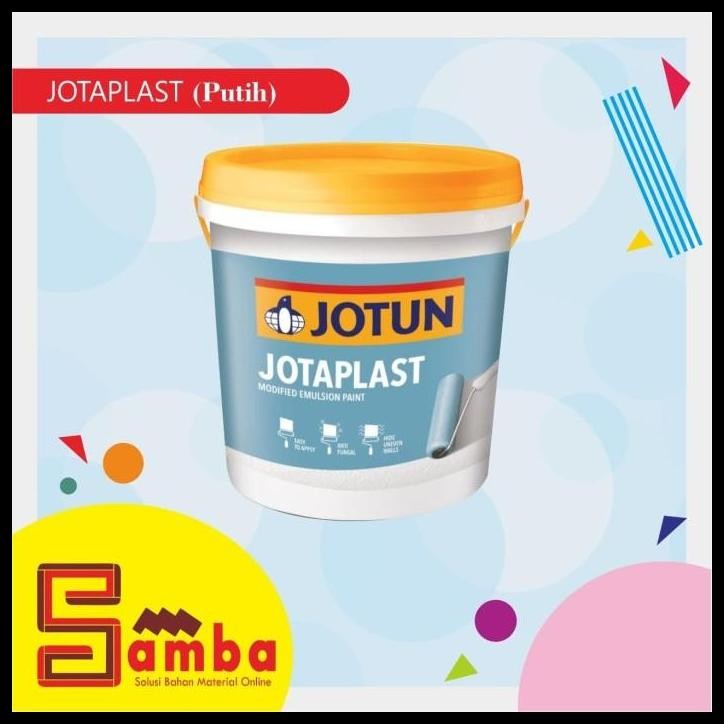 DISKON JOTUN NEW WHITE JOTAPLAST 5,2KG / CAT TEMBOK INTERIOR / CAT PLAFON 