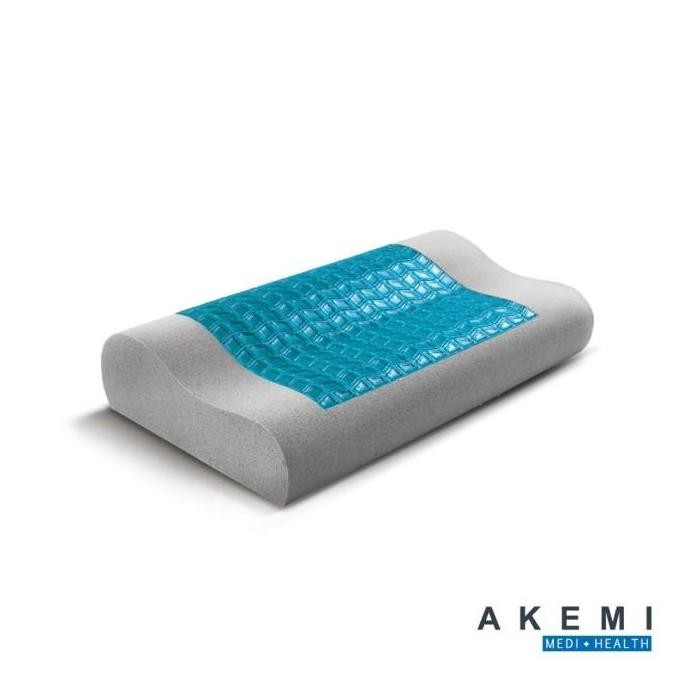 AKEMI M+H Contour Hydro Gel Bamboo Charcoal Memory Pillow.