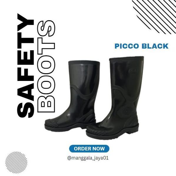 Sale Sepatu Boot Picco/Boot Karet /Boot Anti Air/ Boot Tinggi