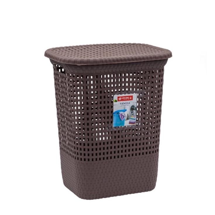 Keranjang Baju Pakaian Vanesa Laundry Box Medium - Large Lion Star Keranjang Baju Plastik Spaylater 