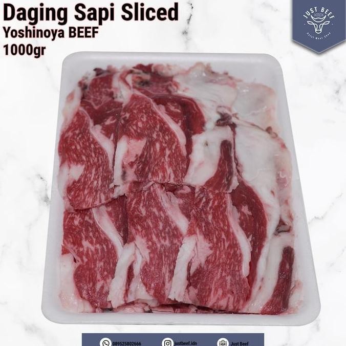 

Daging Sapi Sliced - Yoshinoya Beef - 1 Kg -Harga Ekonomis !!!-