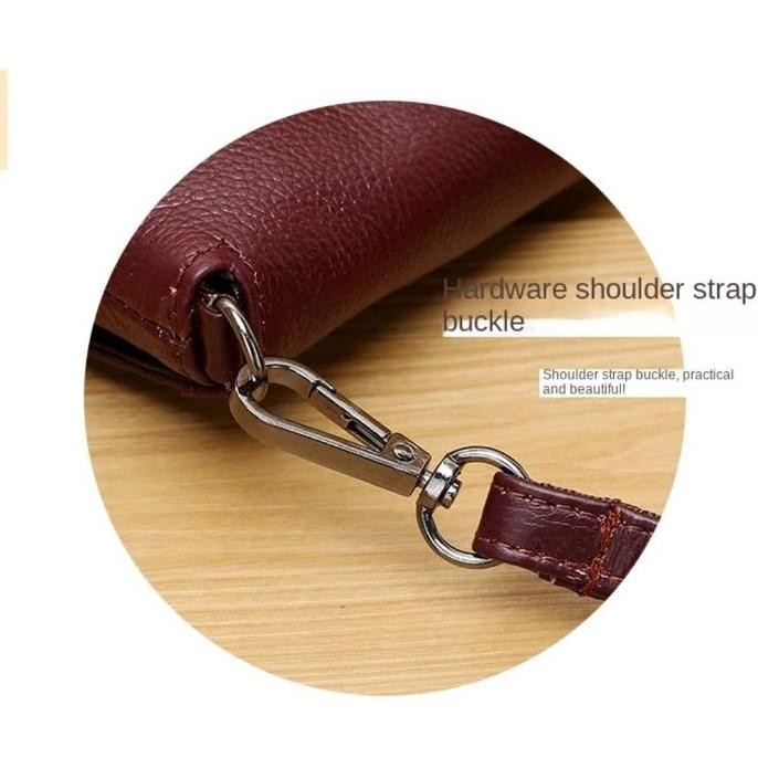 TAS SELEMPANG HP WANITA KULIT SAPI ASLI/TAS SANTAI WANITA KULIT ASLI/TAS SELEMPANG KECIL WANITA #027