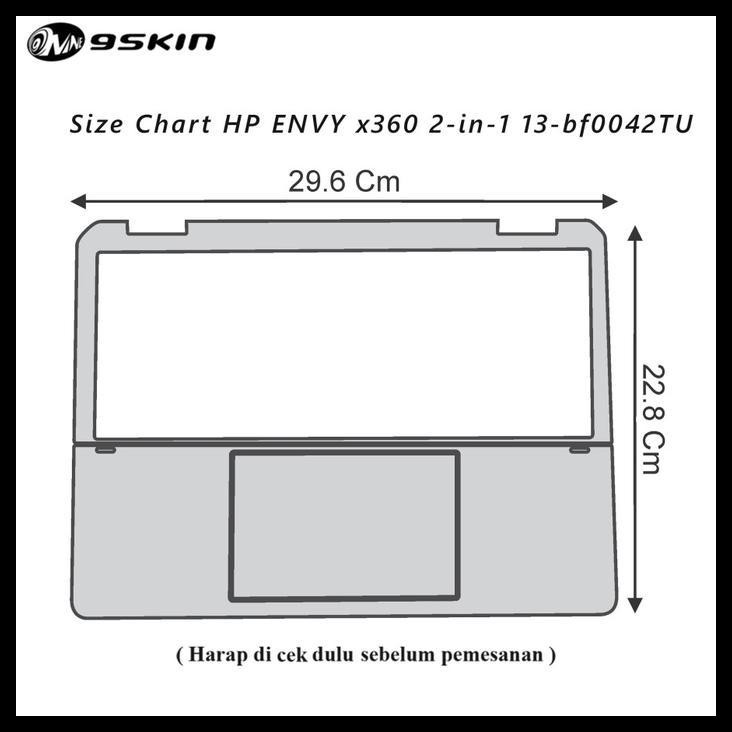 TERMURAH SKIN PROTECTOR LAPTOP HP ENVY X360 2 IN 1 3M WOOD 